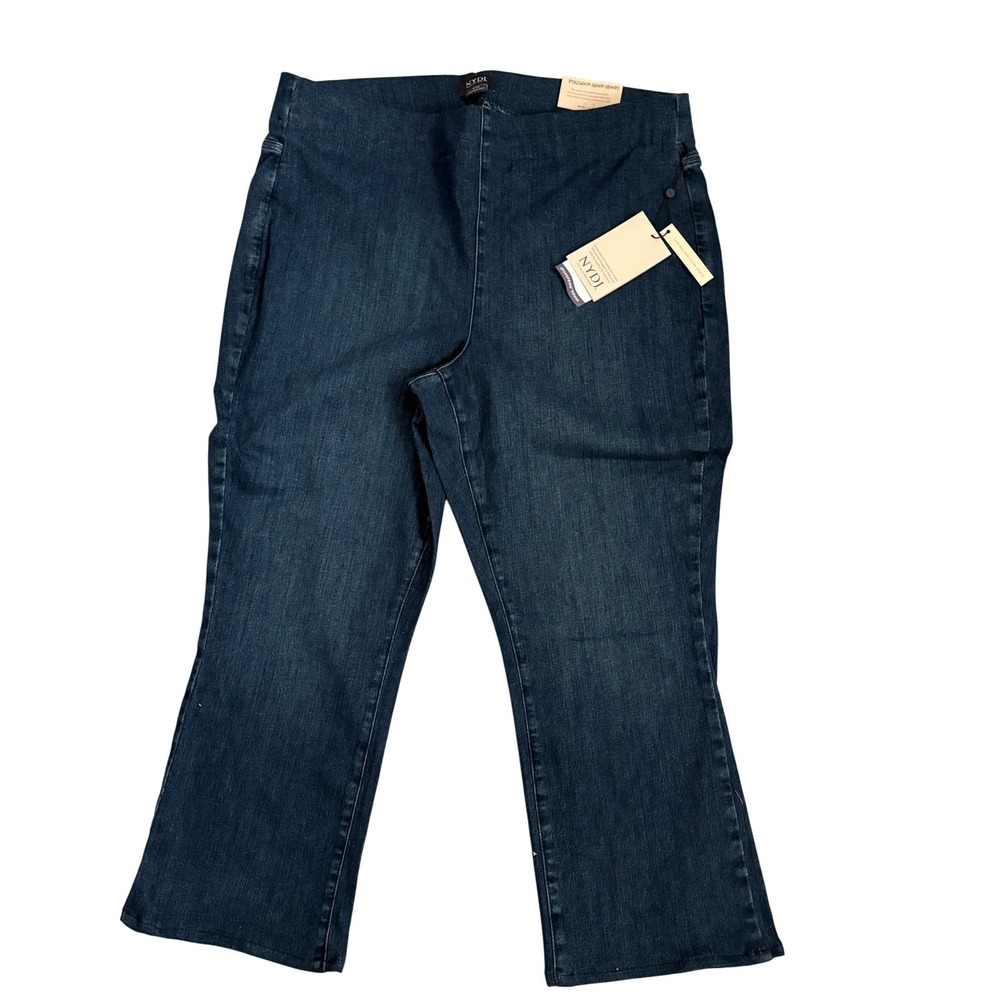 NYDJ Pull On Slim Bootcut Ankle Crop Jeans P1X Not Your Daughters Jeans Decker